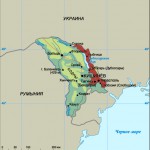 Карта государств, граничащих с ПМР