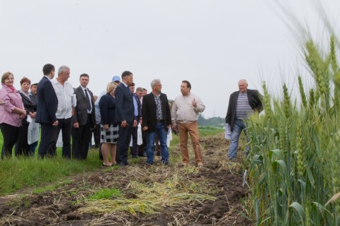 Председатель Правительства Павел Прокудин вместе со специально созданной комиссией во главе с министром сельского хозяйства Светланой Тимотиной посетили сельхозугодия Слободзейского района