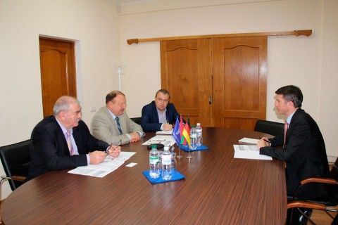 Встреча  руководства ТПП с заместителем главы Посольства Германии в Молдове Флориана Зайц