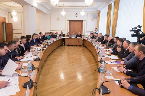 Президент встретился с представителями строительной отрасли Приднестровья