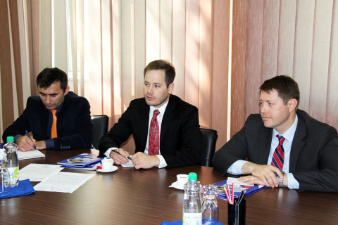 The meeting of the leadership of the CCI of Pridnestrovie with the members of the US Embassy was held in the Chamber of Commerce and Industry